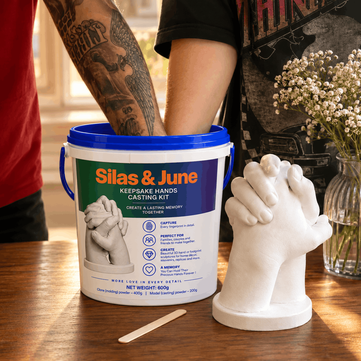 Keepsake Hands 3D Hand Casting Kit
